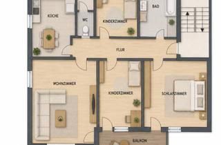 Wohnung mieten in 79843 Löffingen, Wohnen mit Charakter: Geräumige 4-Zimmer-Wohnung in Löffingen