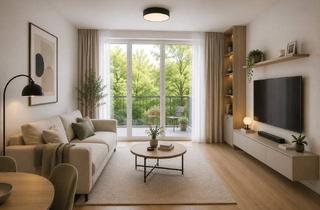 Wohnung mieten in Giersstraße 20, 13088 Weißensee, Neubau 2-Zimmer Wohnung mit Klimaanlage, Balkon und Blick ins Grüne (EH40 / QNG)