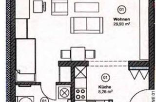 Wohnung mieten in Albrechtstraße 87, 12167 Steglitz, Helle, möblierte 1,5-Zimmer-Wohnung mit Terrasse & Garten in Berlin-Steglitz
