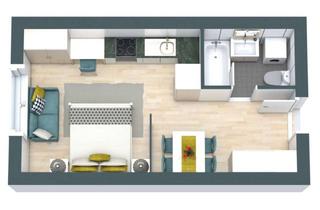 Wohnung mieten in 82061 Neuried, 1-Zimmer Apartment - neu renoviert u. möbliert