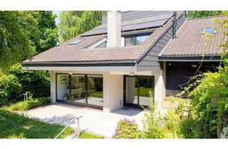 Doppelhaushälfte kaufen in 21521 Dassendorf, Achitektonisch hochwertige Doppelhaushälfte mit Split-Level in Dassendorfs begehrter Waldsiedlung