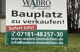 Grundstück zu kaufen in 73614 Schorndorf, *Abbr.-Grundstück / Bauplatz mit Bauerwart.-Land für 1-3 Fam.-Haus!*