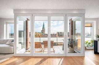 Penthouse mieten in 21335 Lüneburg, exklusives Maisonette-Penthouse mit Kamin, Sauna und Panoramablick über Lüneburg
