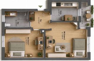 Wohnung mieten in 80992 Moosach, Möbliertes WG Zimmer in 2er WG, Erstbezug