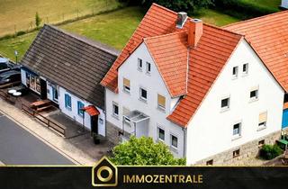 Haus kaufen in 34317 Habichtswald, Großzügiges Wohnhaus mit Gewerbeanbau (2 Gastronomieeinheiten), Scheune und großem Grundstück