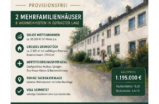 Mehrfamilienhaus kaufen in 45770 Marl, Marl - Marl Hüls - Kapitalanlage mit maximalen Entwicklungsjoker !