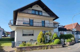 Mehrfamilienhaus kaufen in 97789 Oberleichtersbach, Oberleichtersbach - Mehrfamilienhaus mit Werkstatt, 3 Garagen & Baugrundstück
