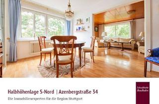 Wohnung kaufen in Azenbergstraße 34, 70191 Nord, Halbhöhenlage S-Nord: Großzügige 4-Zi.-Wohnung, 2 Balkone, Parkett & Einbauküche +++