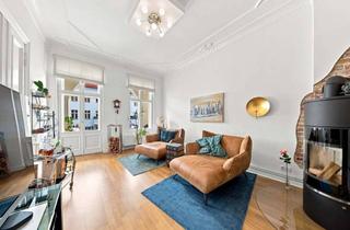 Wohnung kaufen in Kurfürstendamm, 14057 Charlottenburg, Stilvolle 3-Zimmer-Altbauwohnung mit Kamin & Balkon nahe dem Kurfürstendamm
