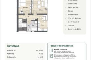 Wohnung mieten in Alban-Stolz-Straße 14, 97922 Lauda-Königshofen, 2 Zimmer Wohnung - Balkon, Garage mit Wallbox, 70% autark... nachhaltiges Wohnen in Königshofen
