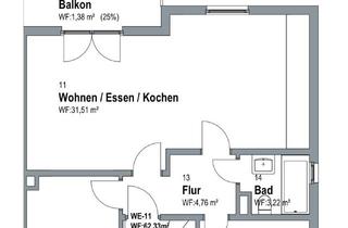 Wohnung mieten in Im Falkenhof, 79114 Haslach, Stilvolle, neuwertige 3-Raum-Wohnung mit luxuriöser Innenausstattung mit Balkon und EBK in Freiburg