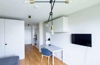 Wohnung mieten in Allee Der Kosmonauten 25a, 10315 Friedrichsfelde, Möbliert 1 Zimmer Studio mit Aufzug und Balkon