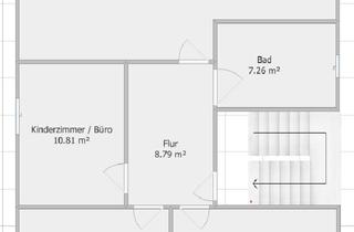 Wohnung mieten in 64331 Weiterstadt, Gepflegte 3-Zimmer-Dachgeschosswohnung in Weiterstadt/Gräfenhausen