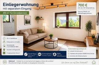 Wohnung mieten in 56218 Mülheim-Kärlich, Vermietung einer 49 qm Einliegerwohnung an eine Einzelperson