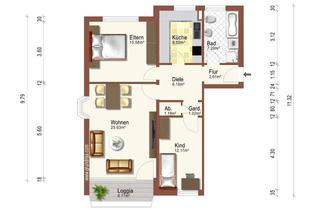 Wohnung mieten in Blumhardthof 13, 30625 Kleefeld, Ruhige 3 Zimmer in Hannover Kleefeld im Grünen