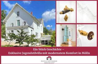 Villa kaufen in 23879 Mölln, Ein Stück Geschichte – Exklusive Jugendstilvilla mit modernstem Komfort in Mölln