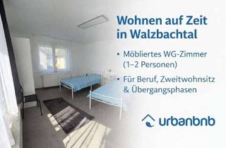 Immobilie mieten in Grombacher Str, 75045 Walzbachtal, Wohnen auf Zeit in Walzbachtal (Nähe Karlsruhe) – möbliertes WG-Zimmer ab 1 Monat