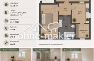 Wohnung mieten in Poststraße 6, 07980 Berga, 2 Raum Wohnung in Wünschendorf