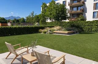Wohnung kaufen in 83395 Freilassing, Freilassing - Premium 3-Zimmer-Gartenwohnung in Freilassing mit XXL-Garten