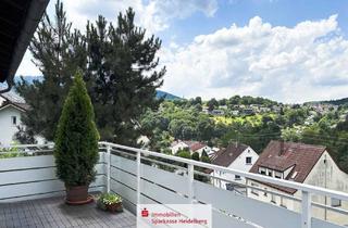 Wohnung kaufen in 69118 Ziegelhausen, Gepflegte 3-Zimmer-Wohnung mit zwei Balkonen und Carport in attraktiver Wohnlage