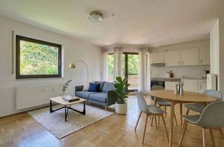Wohnung kaufen in 08371 Glauchau, Terrasse, Einbauküche und Parkett: 2-Raum-Whg. im Erdgeschoss