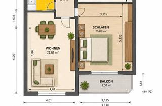 Wohnung kaufen in Pestalozzistraße, 74182 Obersulm, Schöne 2 Zimmerwohnung /Küche/ Stellplatz / Einzugsbereit