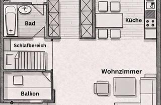 Wohnung kaufen in 89231 Neu-Ulm, Kapitalanlage mit ca. 5,2% Rendite unter Marktwert mit TG-Stellplatz in Ludwigsfeld zu verkaufen