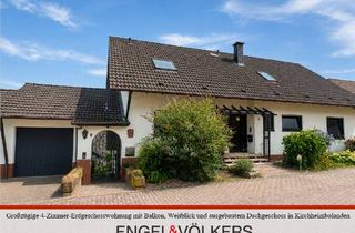 Wohnung kaufen in 67292 Kirchheimbolanden, Großzügige 4-Zimmer-Erdgeschosswohnung mit Balkon, Weitblick und ausgebautem Dachgeschoss