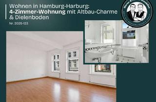 Wohnung mieten in 21073 Harburg, Wohnen in Hamburg-Harburg: 4-Zimmer-Wohnung mit Altbau-Charme & Dielenboden