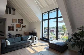 Penthouse mieten in 40547 Lörick, Exklusive Penthousewohnung mit Galerie, Dachterrasse und Stadtblick