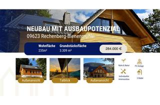 Haus kaufen in 09623 Rechenberg-Bienenmühle, Neubau-Rückzugsort in Holzhau/Erzgebirge – Alleinlage, Talblick & direkter Waldzugang