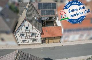 Haus kaufen in 64850 Schaafheim, DIETZ: Modernisiertes Fachwerkhaus mit Nebengebäude - PV mit Speicher - in Schaafheim OT Mosbach!