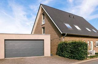 Haus kaufen in Bergstraße 26 B, 47559 Kranenburg, Provisionsfrei! Moderne DHH in Schottheide, gute Energieeffizienz und Doppelgarage, Weitblick!