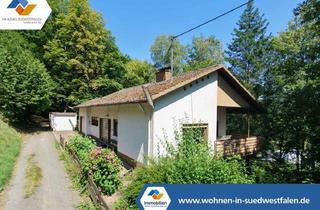 Haus kaufen in 57555 Mudersbach, Wohnhaus mit Appartement und zwei Garagen am Waldrand!