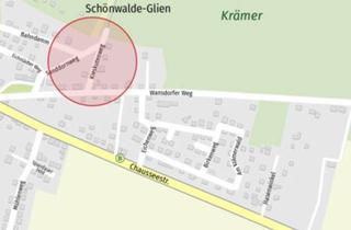 Grundstück zu kaufen in 14621 Schönwalde-Glien, IMMOBERLIN.DE - Beachtliches Baugrundstück in idyllischer Lage im Berliner Speckgürtel
