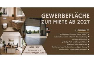 Büro zu mieten in Hart, 83539 Pfaffing, GEWERBEFLÄCHEN // Neubau von Lagerflächen, Büroeinheiten und Produktionsstätten - flexibel nutzbar