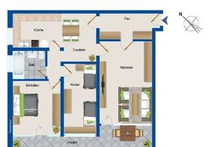 Wohnung kaufen in Westring 000, 44629 Herne-Mitte, Provision Frei. Lebendiges Stadtleben: 3,5-Zimmer-Wohnung in Herne-Mitte