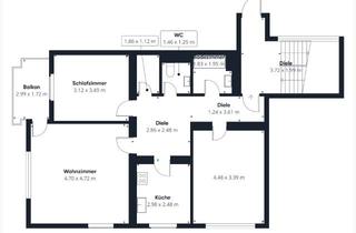 Wohnung mieten in 97318 Kitzingen, Gut geschnittene Wohnung in gepflegtem Mehrfamilienhaus