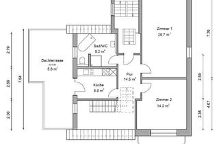 Wohnung mieten in 23714 Malente, Maisonette in Malente: Viel Raum, Dachterrasse & Gartenanteil