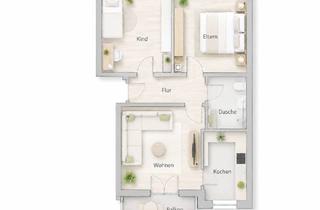 Wohnung kaufen in 89075 Ulm, ab sofort verfügbar - Am Bleicher Hag - 3-Zimmer Whg.