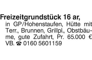 Grundstück zu kaufen in 73037 Göppingen, Grundstück in Göppingen Hohenstaufen (73037)