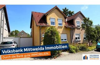 Doppelhaushälfte kaufen in 09326 Geringswalde, Zuhause mit Wohlfühlcharakter – Gepflegte Doppelhaushälfte mit Garage und Garten