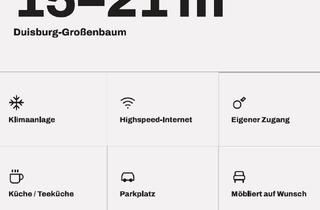 Büro zu mieten in Am Kiekenbusch, 47269 Duisburg, Helle Büroräume in Bürogemeinschaft in Duisburg-Großenbaum