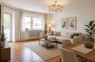 Wohnung kaufen in 89312 Günzburg, Bezugsfreie 3-Zimmer-Wohnung mit Balkon, Garage & idealem Grundriss in Günzburg