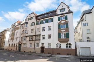 Wohnung kaufen in 89073 Mitte, Denkmalgeschützte Altbauwohnung im 3. OG in Top Lage