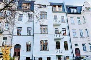 Wohnung kaufen in 06114 Paulusviertel, *Paulusviertel* Exklusive 4 Zi.-Whg. im Baudenkmal mit Stuck, hohen Decken und zwei Balkonen, bezugs
