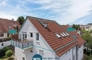 Wohnung kaufen in 73257 Köngen, Charmante 3,5-Zimmer-Wohnung mit Balkon, TG-Stellplatz und ausgebauter Bühne. Zentrumsnah in Köngen.