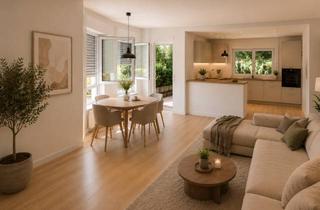 Wohnung mieten in Industriestraße 22, 63543 Neuberg, Erstbezug nach Sanierung: Barrierearme u. freundliche 2,5 Zimmer-Whg. mit EBK u. Terrasse in Neuberg