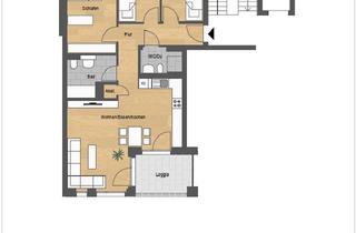 Wohnung mieten in Florianstraße 65, 72555 Metzingen, 4 Zi.-Neubau-Whg. im 2.OG in Metzingen (Neugreuth)