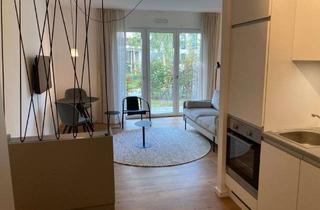 Wohnung mieten in Theodor-Fontane-Allee 6A, 12529 Schönefeld, vollmöbliertes Erdgeschoss-Apartment mit Terrasse, Garten und Einbauküche in Schönefeld